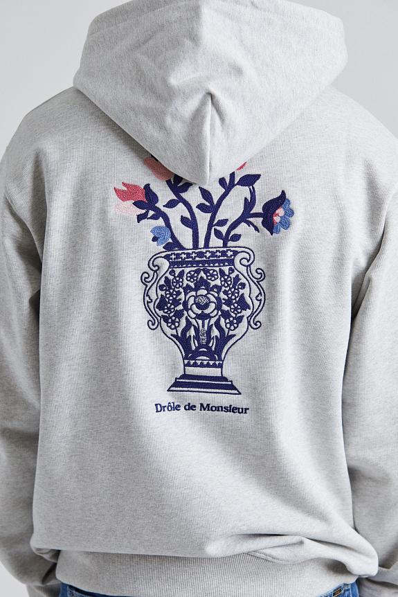 Drôle de Monsieur Le Hoodie Vase Grey 