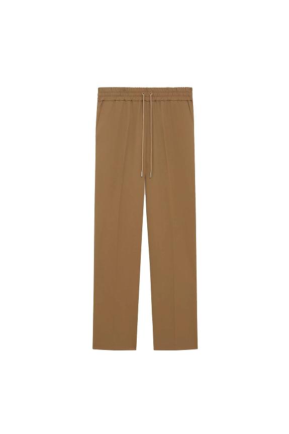 Drôle de Monsieur Le Pantalon Droit Ice Brown-4