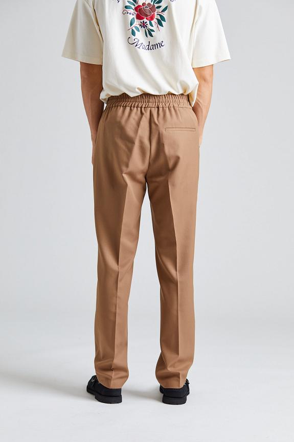 Drôle de Monsieur Le Pantalon Droit Ice Brown-1