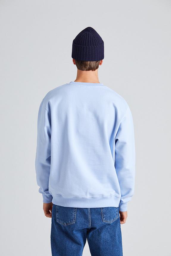 Drôle de Monsieur Le Sweatshirt Crillon Light Blue-3