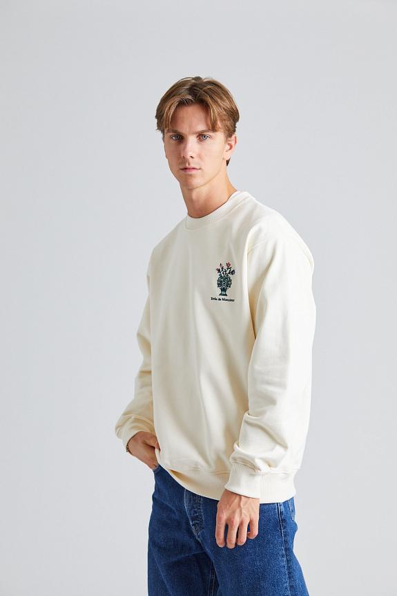 Drôle de Monsieur Le Sweatshirt Vase Cream 