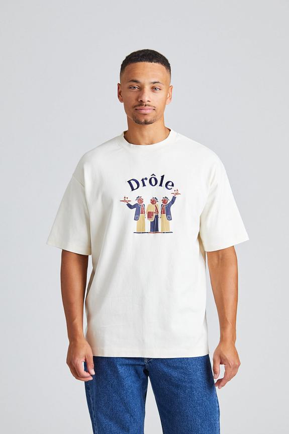 Drôle de Monsieur Le T-Shirt Crillon Cream-2