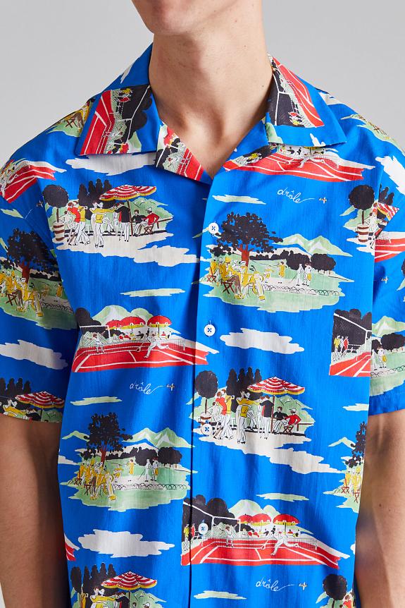 Drôle de Monsieur La Chemise MC Country Club Blue-4