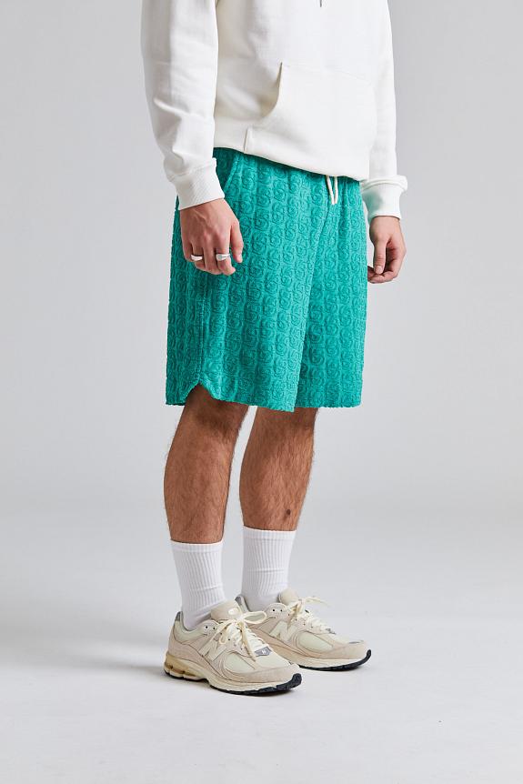 Drôle de Monsieur Le Short Monogramme Emeraude-1