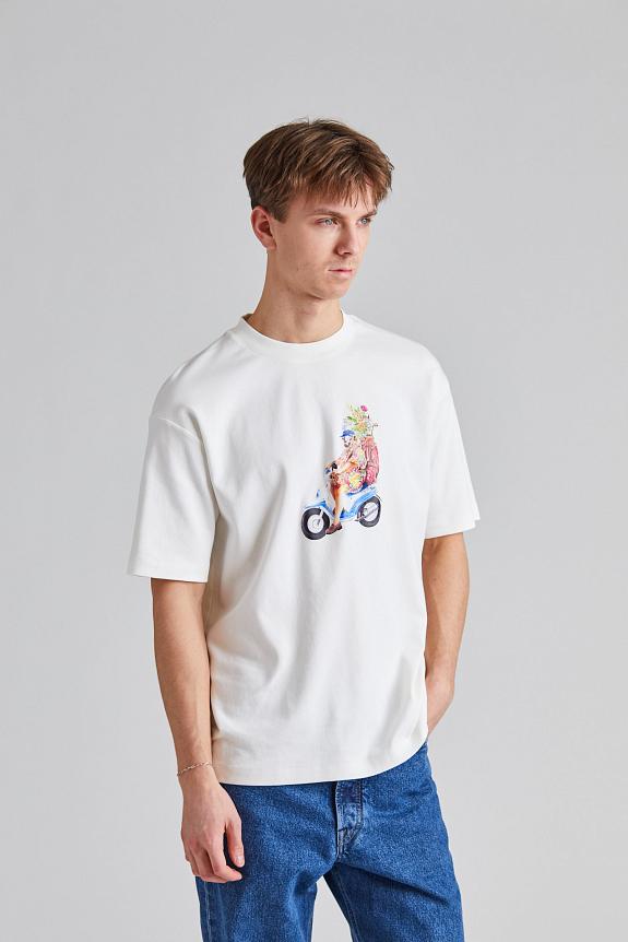 Drôle de Monsieur Le T-Shirt Golfeur Off White-1