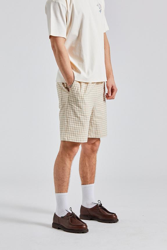 Drole de Monsieur Le Short Carreaux Beige 