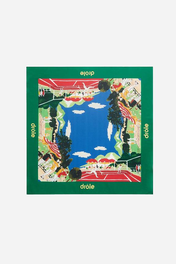 Drôle de Monsieur Le Foulard Country Club Blue