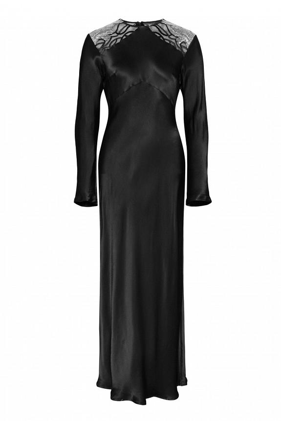 ENVELOPE1976 Envelope Dress Black-4