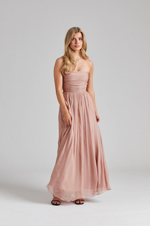 ENVELOPE1976 Amalfi Dress Warm Taupe-2