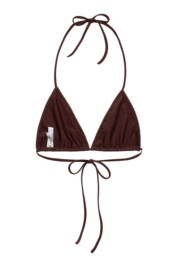 ENVELOPE1976 Sea Bikini Top Dark Coffee-1