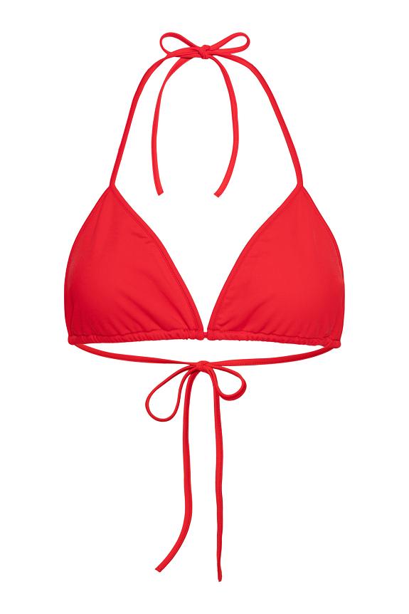ENVELOPE1976 Sea Bikini Top Poppy Red