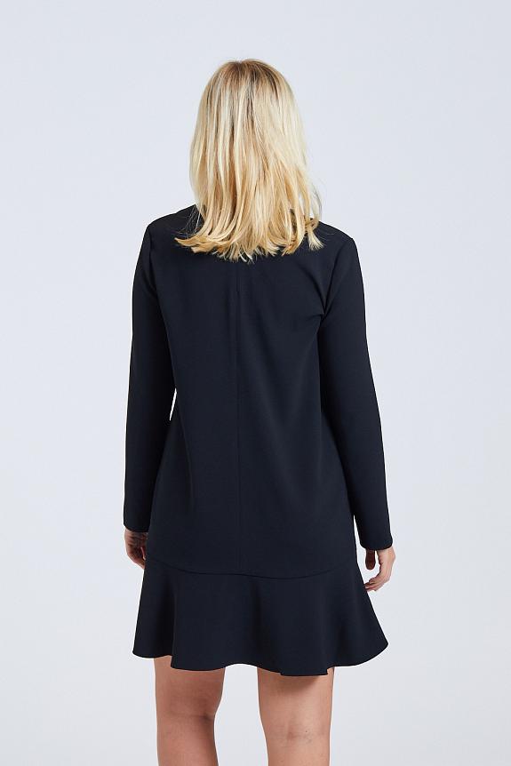 Filippa K Triacetate Long Sleeve Dress Black-3