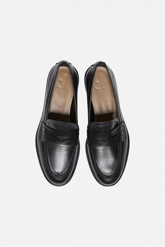 Flattered Sara Leather Black-1