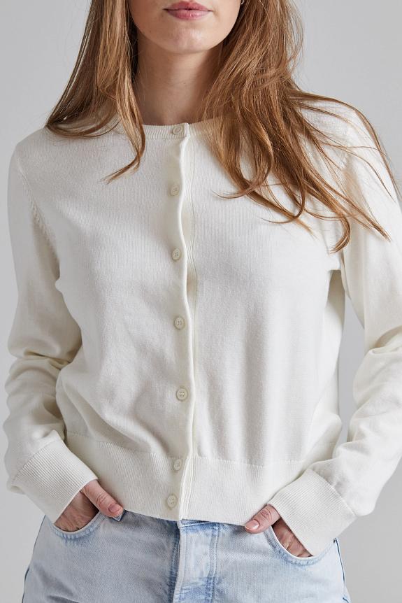 FWSS Classic Cotton Cardigan Cream-2