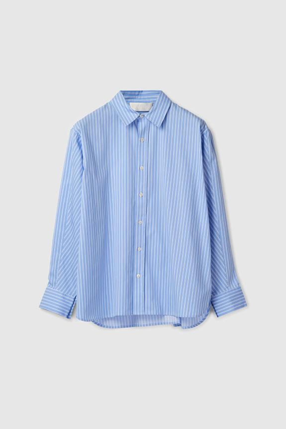 FWSS Coastal Shirt Blue White Double Pinstripe