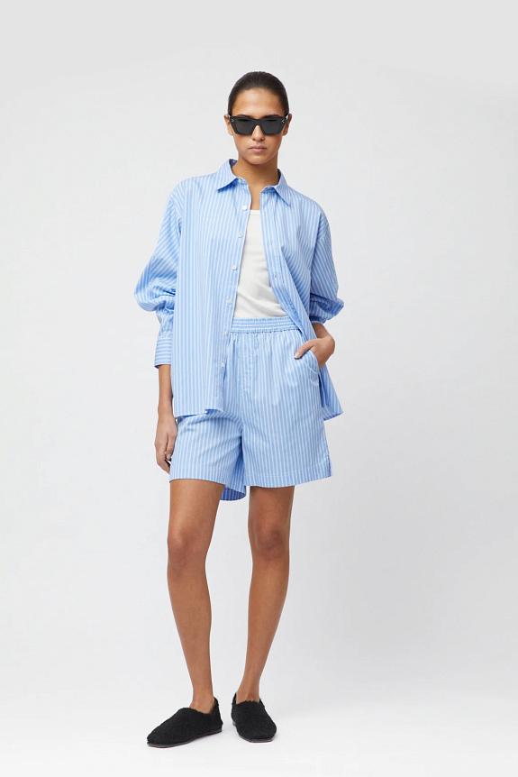 FWSS Coastal Shirt Blue White Double Pinstripe-1