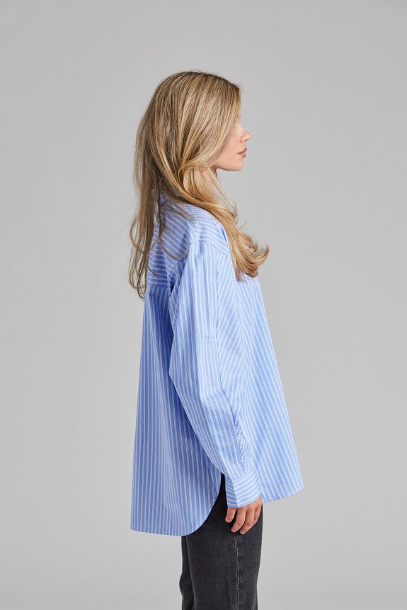 FWSS Coastal Shirt Blue White Double Pinstripe-3