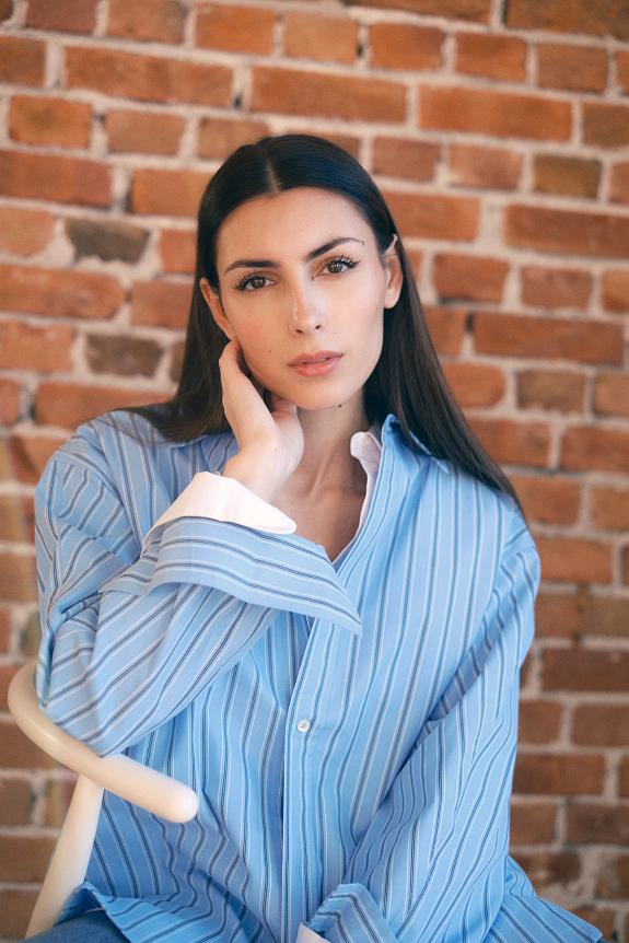 FWSS Coastal Shirt Cornflower Blue Stripe