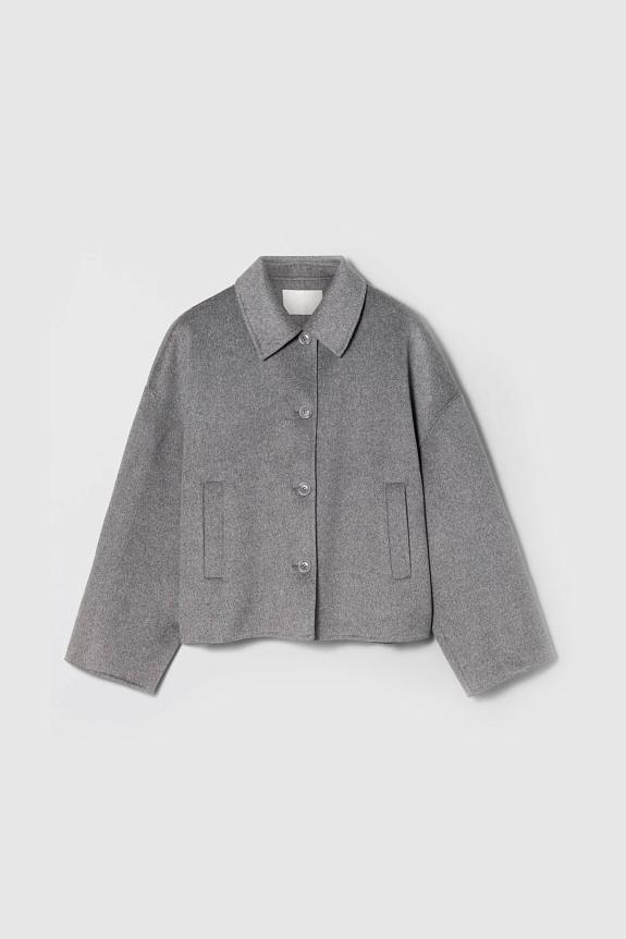 FWSS Cropped Double Jacket Gray Melange 