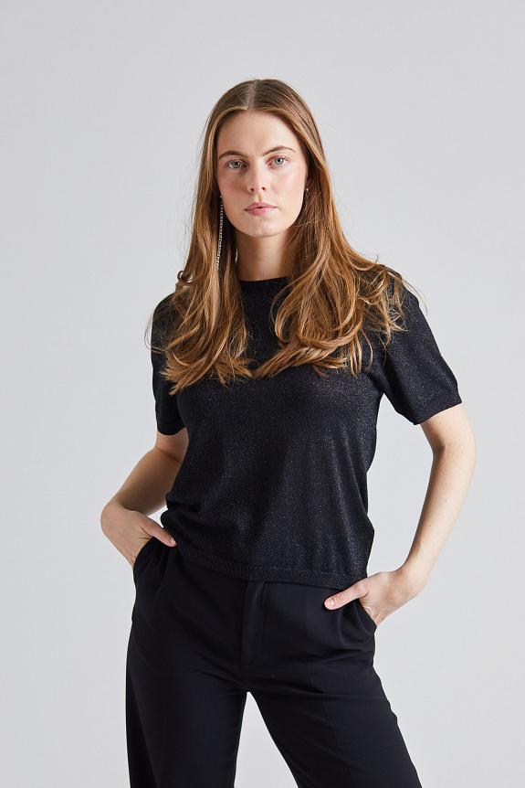 FWSS Metallic Wool Tee Jet Black 