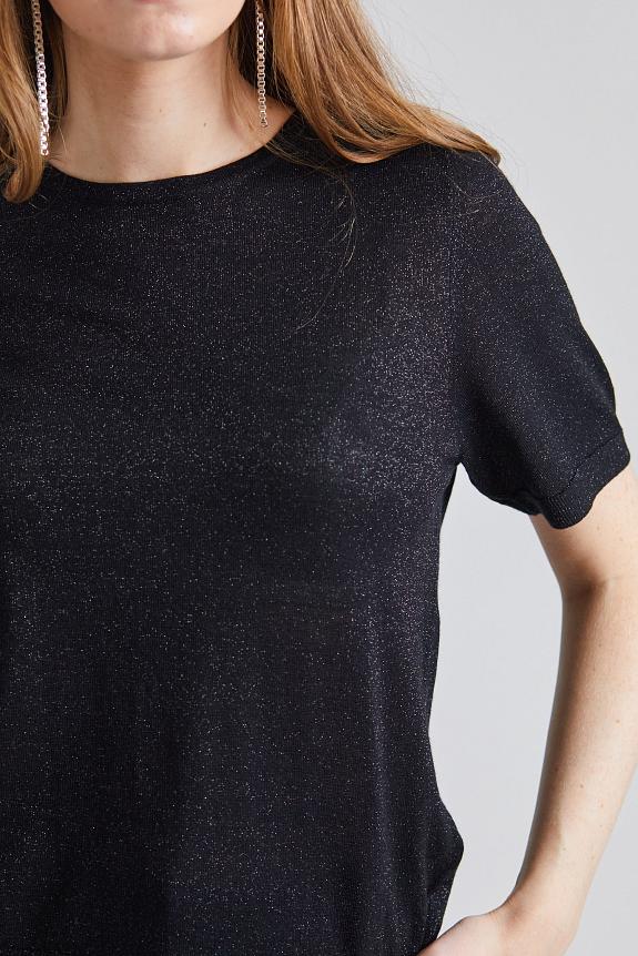 FWSS Metallic Wool Tee Jet Black 