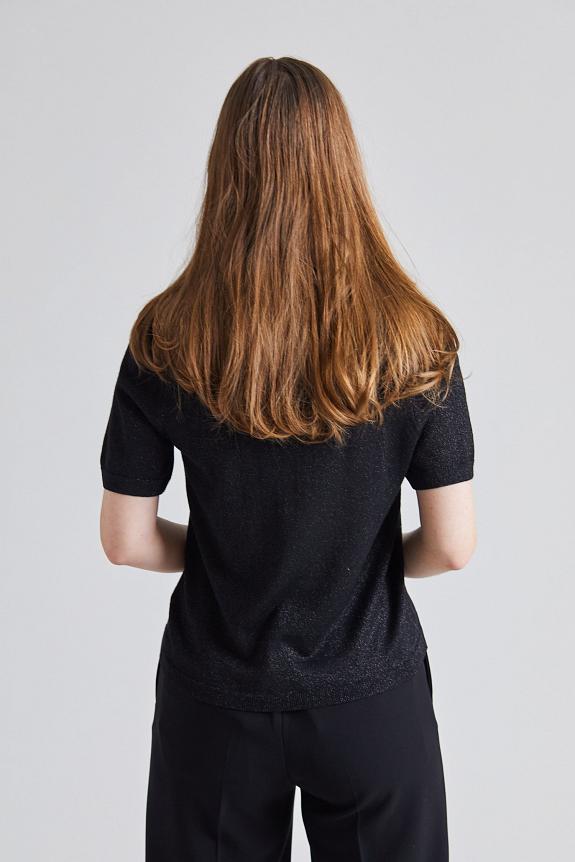 FWSS Metallic Wool Tee Jet Black 