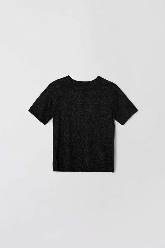 FWSS Metallic Wool Tee Jet Black 