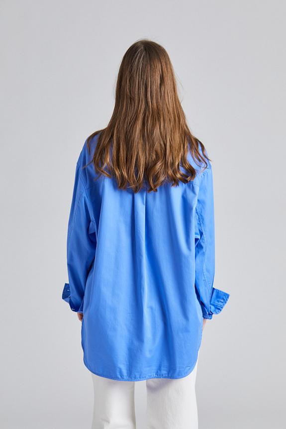 FWSS Poplin Workwear Shirt Cornflower Blue 