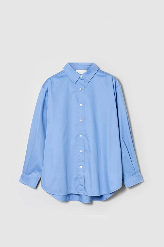 FWSS Poplin Workwear Shirt Cornflower Blue 