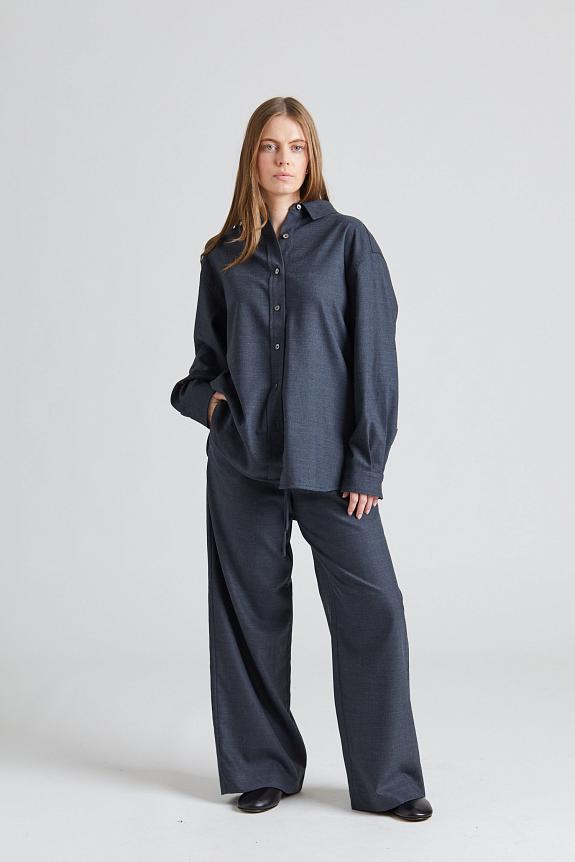 FWSS Tailored Oversized Shirt Charcoal-1