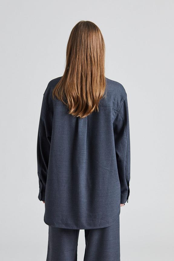 FWSS Tailored Oversized Shirt Charcoal-2