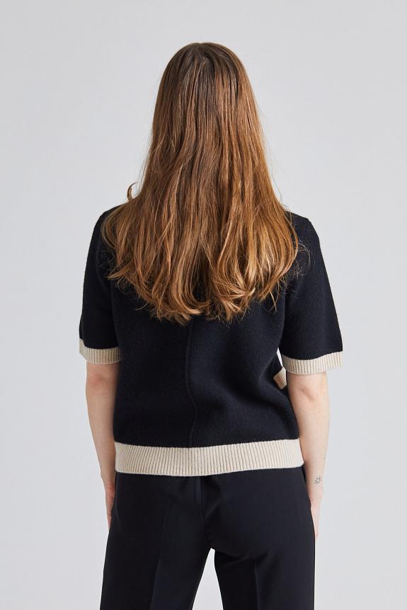 FWSS Toulouse Cardigan Tee Black Buttermilk 