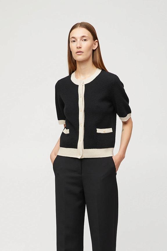 FWSS Toulouse Cardigan Tee Black Buttermilk 