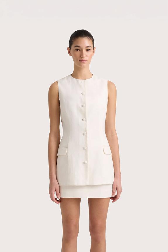 Faithfull The Brand Jane Vest White 