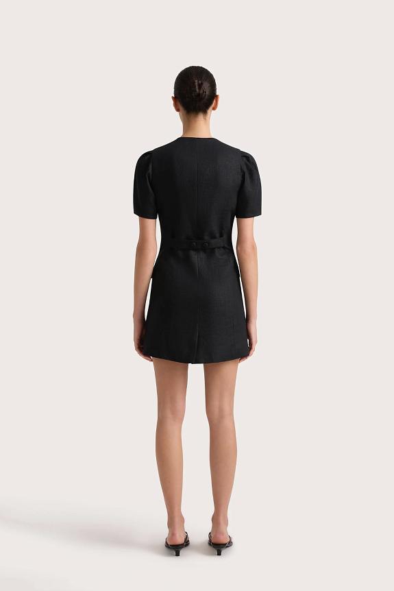 Faithfull The Brand Emma Mini Dress Black 