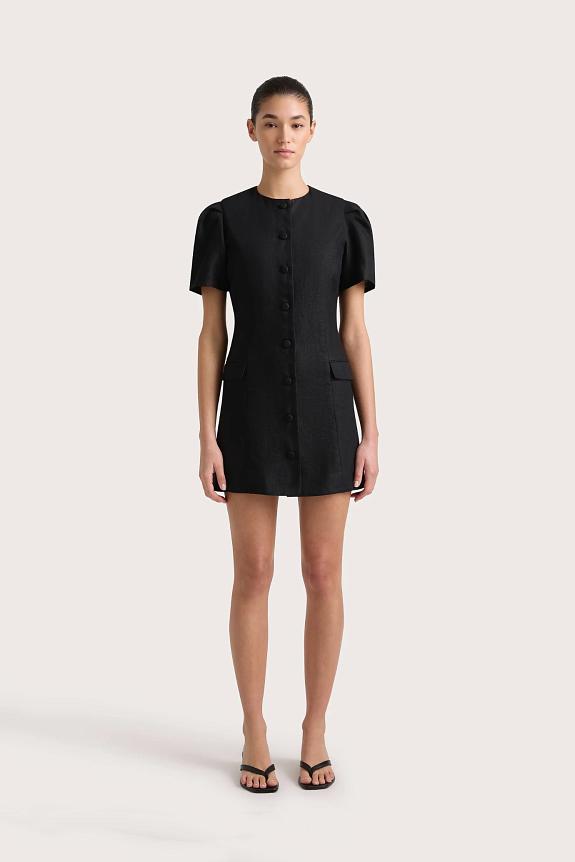 Faithfull The Brand Emma Mini Dress Black 
