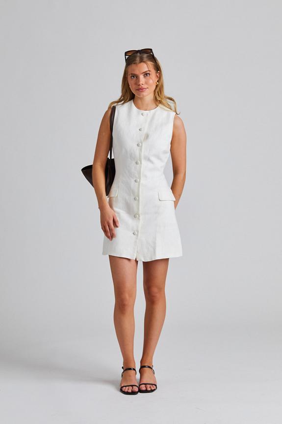 Faithfull The Brand Jane Mini Dress White