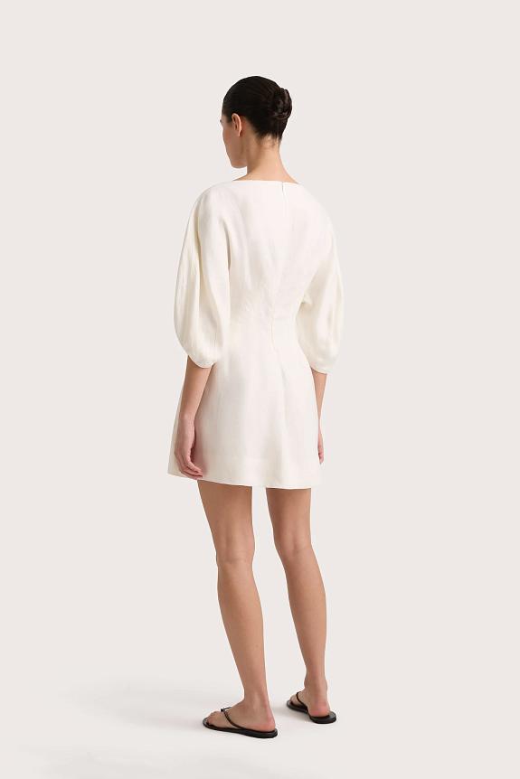 Faithfull The Brand Lowen Mini Dress White 