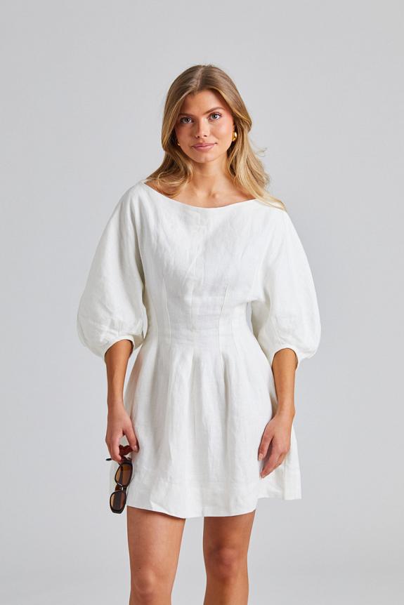 Faithfull The Brand Lowen Mini Dress White 