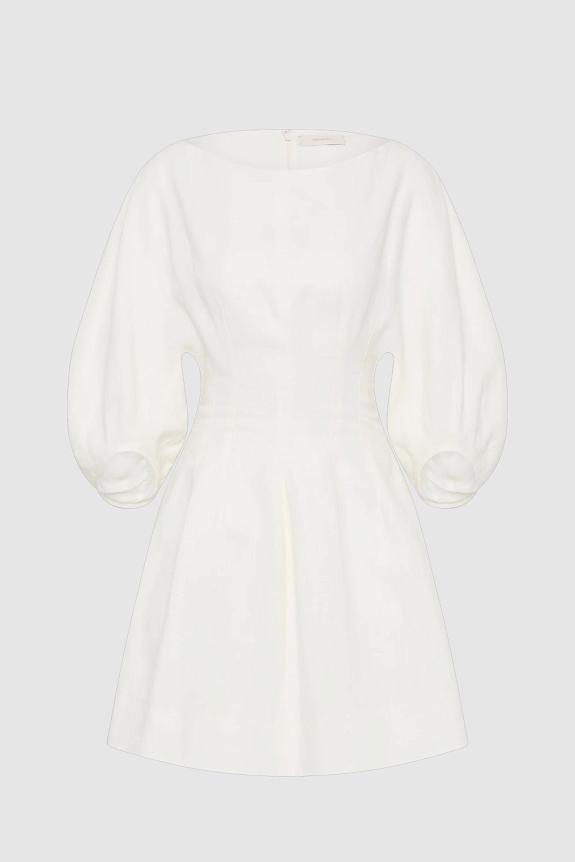 Faithfull The Brand Lowen Mini Dress White 