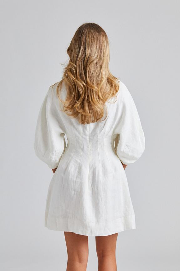 Faithfull The Brand Lowen Mini Dress White 