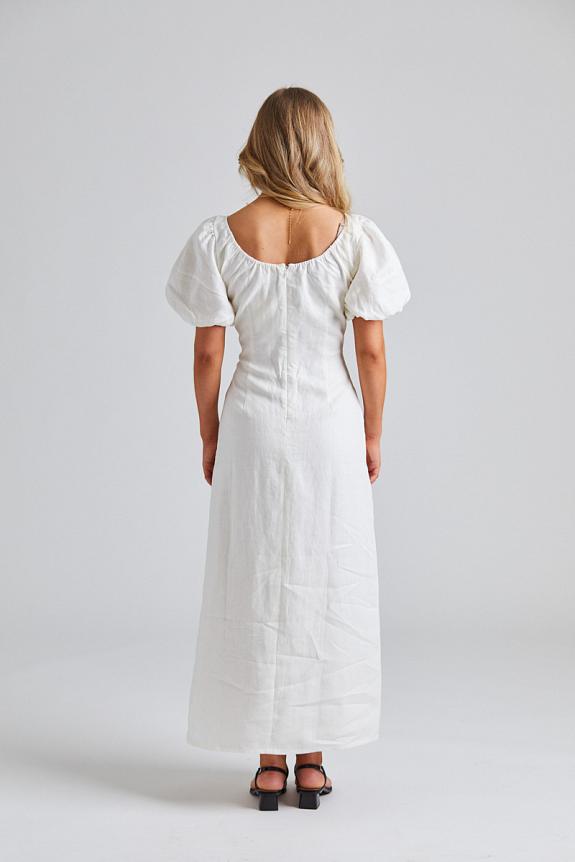 Faithfull The Brand Vence Midi Dress White 