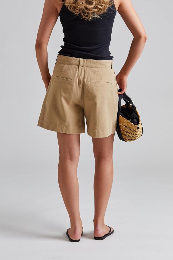 Filippa K Baggy Cotton Shorts Canvas-1
