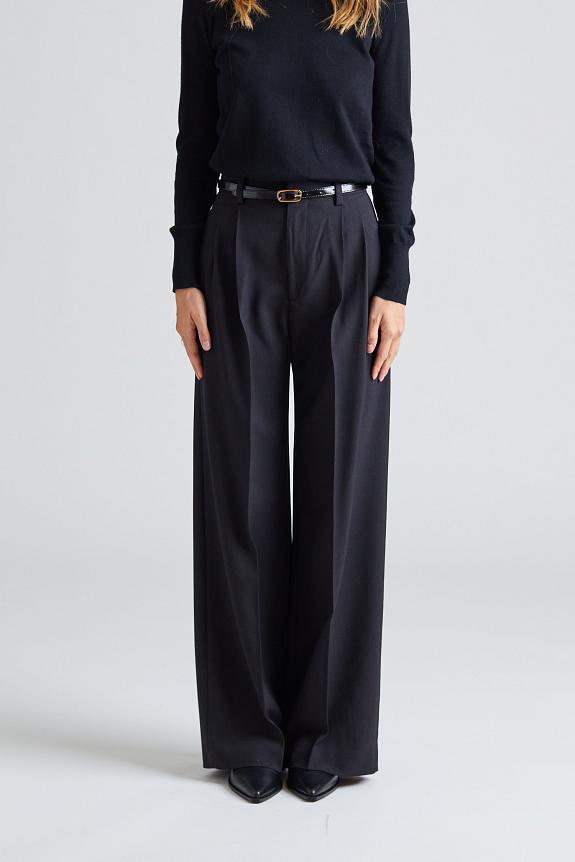 Filippa K Darcey Wool Trousers Black 