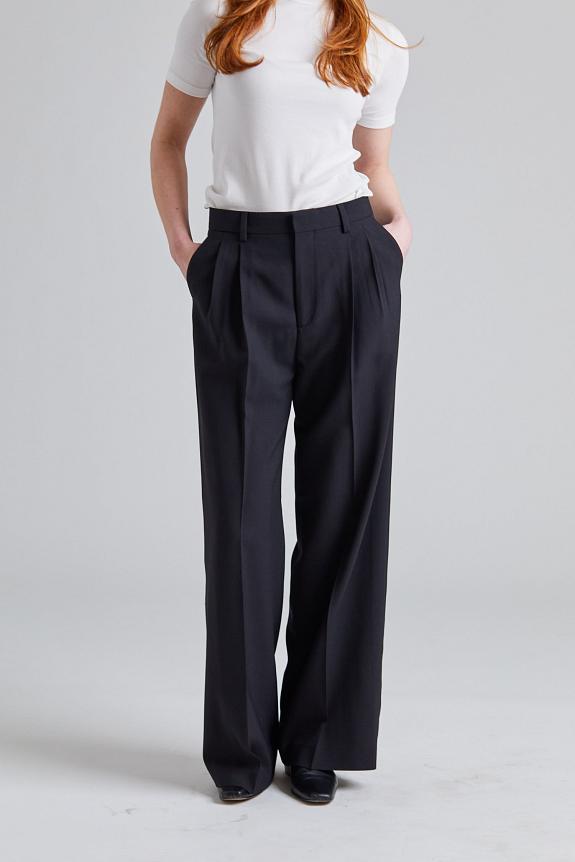Filippa K Darcey Wool Trousers Black 