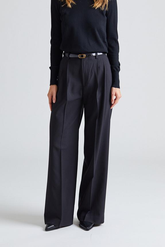 Filippa K Darcey Wool Trousers Black 