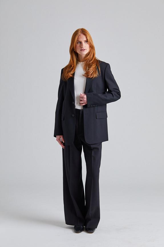 Filippa K Darcey Wool Trousers Black 