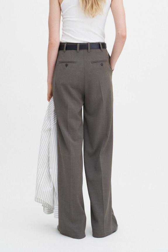 Filippa K Darcey Wool Trousers Driftwood 