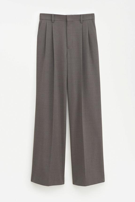 Filippa K Darcey Wool Trousers Driftwood 