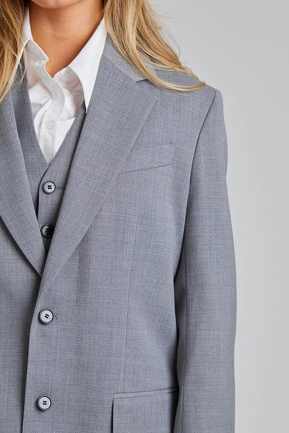 Filippa K Davina Suit Grey Melange-3